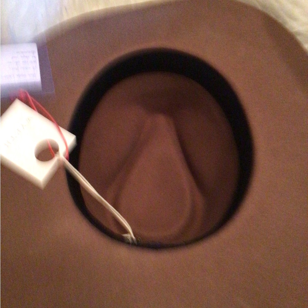Rare ! Flash 🐰🐰 SALE ! Wyeth  brown velvet band rancher hat - Picture 5 of 6